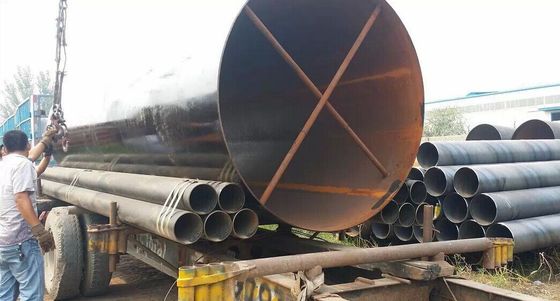 Hot Rolled SAWL SSAW Steel Pipe Length Customized For Natural Gas And Oil Pipeline