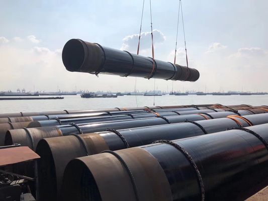 Quality  Custom LSAW Steel Pipe / Welded Carbon Steel Pipe For Underground Bunker factory