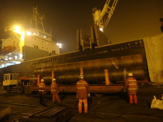 Quality  Hot Rolled SAWL SSAW Steel Pipe Length Customized For Natural Gas And Oil Pipeline factory