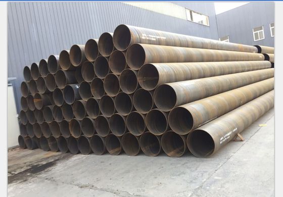 Construction Fluid Steel Pipe 6m 12m SSAW Welded Steel Pipe