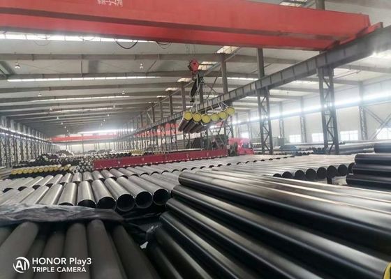Black ASTM A53 Welded Steel Pipe Grade B For Water / Building