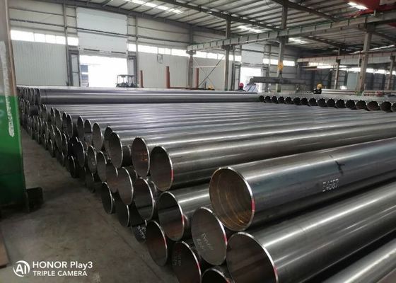 Grade B Carbon Steel ERW Steel Pipe Length Customized 0.5-300mm Thickness