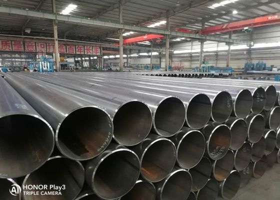 Grade B Carbon Steel ERW Steel Pipe Length Customized 0.5-300mm Thickness