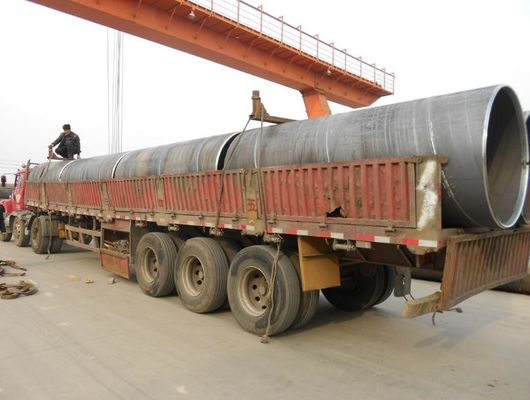 Round SSAW Steel Pipe Large Diameter 5-26mm Thickness For Oil And Gas