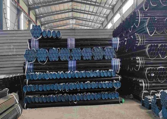 Black Painted Steel Seamless Pipe ASTM A106 / API 5L Sch 40