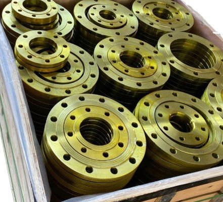 Yellow Paint Steel Flanges for Lap Joint Connection with Chemical Properties