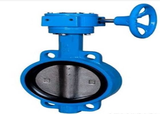 Manual Wafer Type Butterfly Valve With Bolted Bonnet Body Style