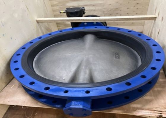 Manual Wafer Type Butterfly Valve With Bolted Bonnet Body Style