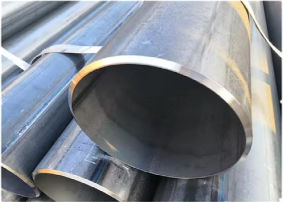 ERW Steel Pipe Beveled Ends 21.3mm-660mm Diameter 5.8m-12m Length ASTM A53