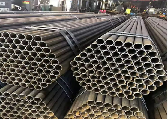 ERW Carbon Steel Pipe 0.5-60mm 12M Q195 Lenght Steel Pipe For Blacksmithing