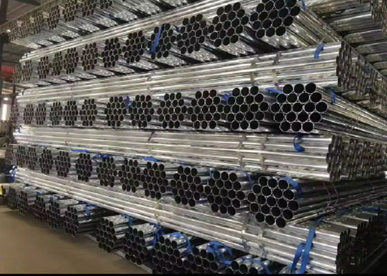 ISO 9001 Certified Frequency Welded Steel Pipe With Galvanized Coating