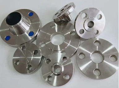 Threaded Steel Flanges In Rust Proof Welding Connection For Robust Pipelines