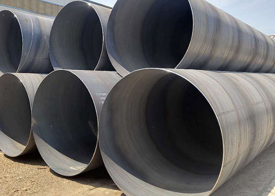 2540mm SSAW Steel Pipe with Plain Ends Non Secondary 25.4mm Wall