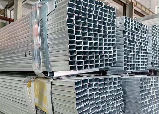 Certified Coated Galvanized Steel Sections Precision Hollow Tubes in Various Dimensions