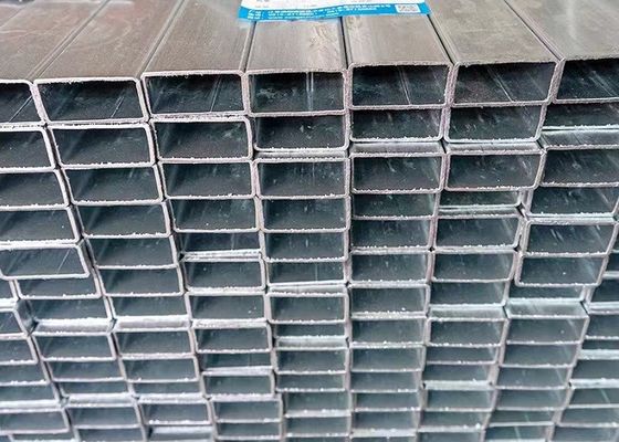 Certified Coated Galvanized Steel Sections Precision Hollow Tubes in Various Dimensions