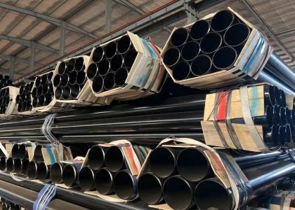 Punching Service ASTM A/ASME SA 53 Grade A B Black Seamless Steel Tube 0.2-100mm Thickness