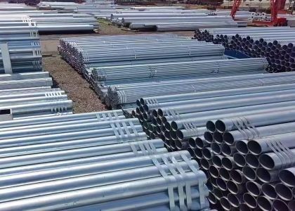 OEM Galvanized Steel Pipes Seamless Pipe For Black Anti Rust Painting