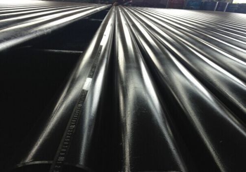 customized ±10% Tolerance Seamless Steel Pipe with Black Painting