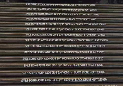 ASTM A106 Pipe Carbon Steel Steel Tube with Anti Rust Oil and ±5% Tolerance