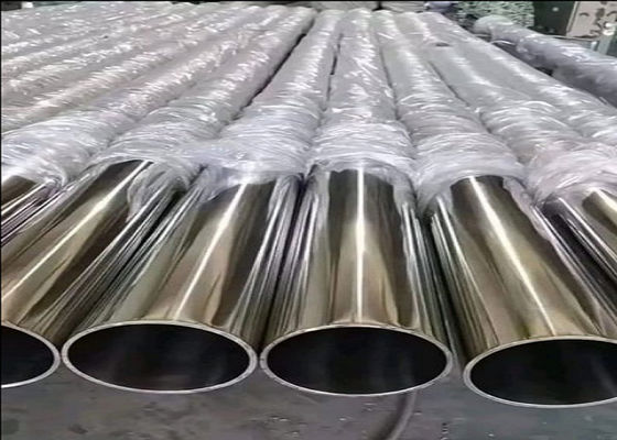 304 316 Round Stainless Steel Pipe Beveled Ends 2B Surface Finish 1/4 Inch 48 Inch