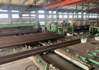 Large Diameter Welded Steel Pipes ASTM A252 Standard For Construction And Structural