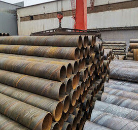 SSAW Welded Non Secondary Carbon Steel Pipes For Heavy Duty Construction