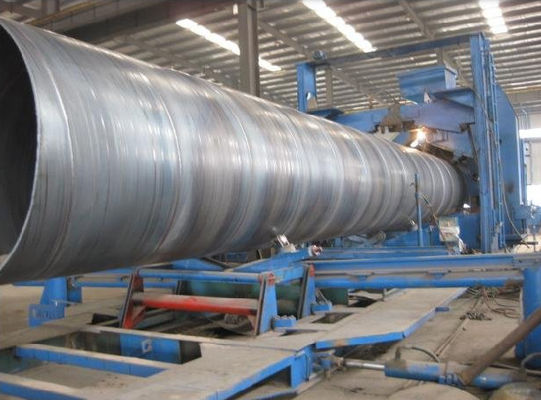 5mm-25.4mm Mill Test Certificate SSAW Steel Pipe For Heavy Machinery Equipment