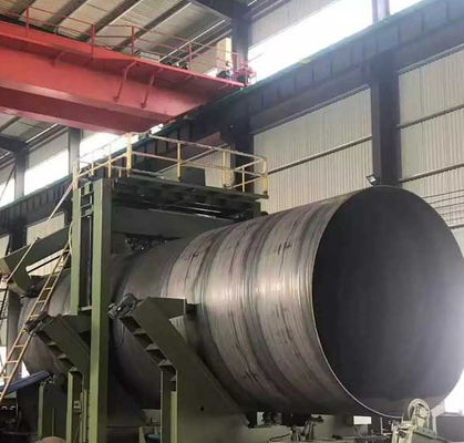 5mm-25.4mm Mill Test Certificate SSAW Steel Pipe For Heavy Machinery Equipment