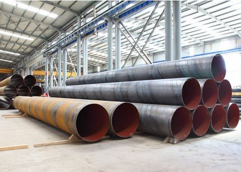 SSAW Welded Steel Pipe 5mm-25.4mm Wall For Construction