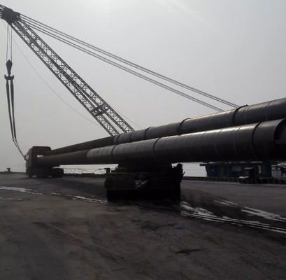 Custermized Length SSAW Welded Steel Pipe For Oil And Gas Transmission