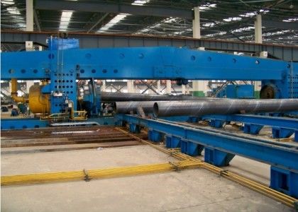 Black Painted Carbon Steel SSAW Steel Pipes With Wall 5mm -25.4mm