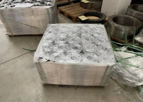 GOST Standard Steel Plate Flange With Rust-Proof Oil Protected Surface