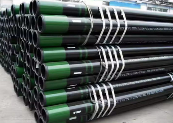 API5CT N80 L80 P110 Base Pipe Material FBE Coated Steel Casing Pipe for Customized NDT HT
