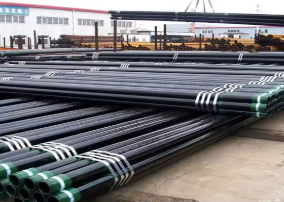 API5CT N80 L80 P110 Base Pipe Material FBE Coated Steel Casing Pipe for Customized NDT HT