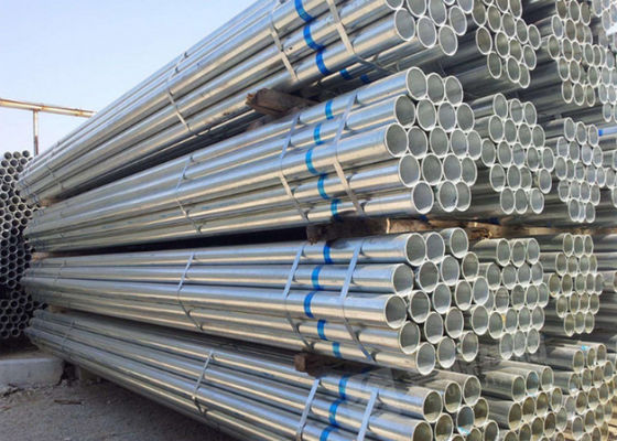 Galvanized ERW Steel Pipe Grade A53/ A106/ S235JR/ S355JR For Oil Pipeline