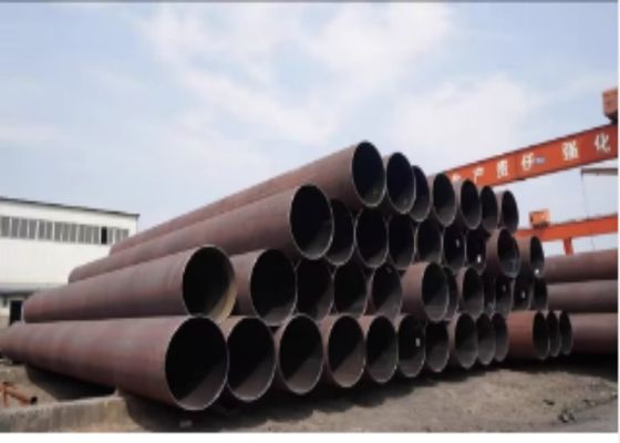 ASTM A252 Standard LSAW Steel Pipe With Longitudinal Welded Line And 5mm-50mm WT