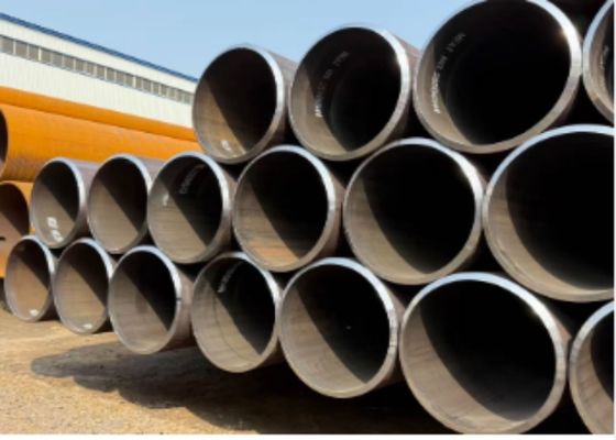 Anti Rust Oil Coating LSAW Steel Pipe For EN10210 Standard Longitudinal Welded Line