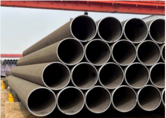 X65 LSAW Steel Pipe With Longitudinal Welded Line And OD 355.6mm-2320mm