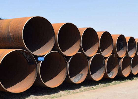 API 5L SSAW Steel Pipe 6M 12M for Construction and Oil Gas Delivery