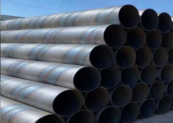 SSAW Steel Pipe for Construction Q235 Q345 6-12M Length ±1% Tolerance
