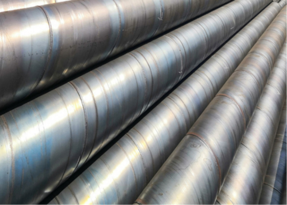 SSAW Steel Pipe for Construction Q235 Q345 6-12M Length ±1% Tolerance