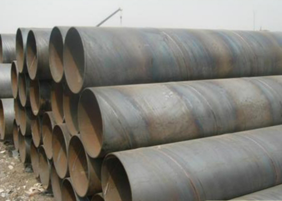 SSAW Steel Pipe for Bridge Construction 5mm-25.4mm Wall Thickness