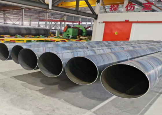 SSAW Steel Pipe 219.1-2540mm OD for Water Gas Oil Delivery