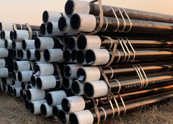 Carbon Steel Casing Tube with Male/Female Threaded Ends and 2.11mm to 300mm Thickness for API5CT N80 L80 P110 Standards