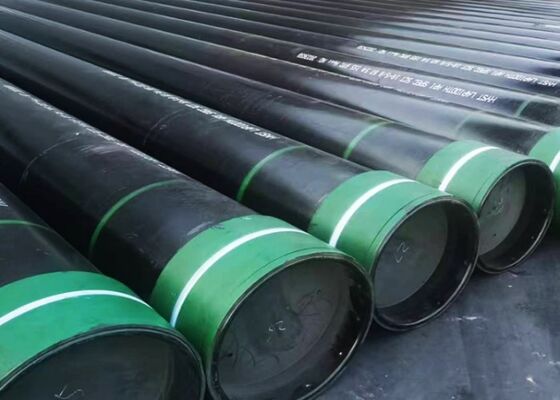 Carbon Steel Casing Tube with Male/Female Threaded Ends and 2.11mm to 300mm Thickness for API5CT N80 L80 P110 Standards