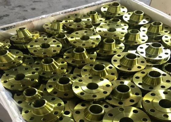 Yellow Paint Class 300 Steel Flange for High Pressure Industrial Applications