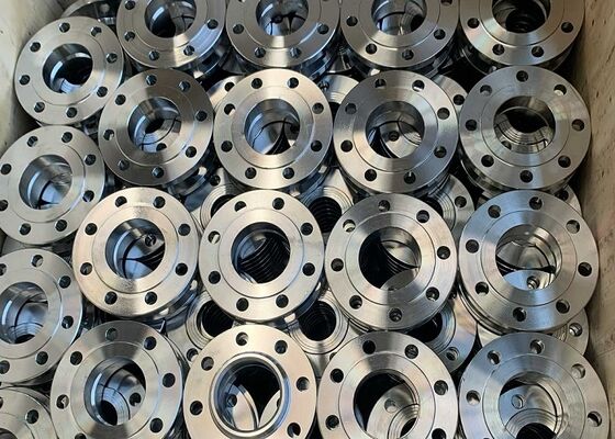 Polishing Stainless Steel Flange with Torsion Resistance for Pipeline and Equipment Connections