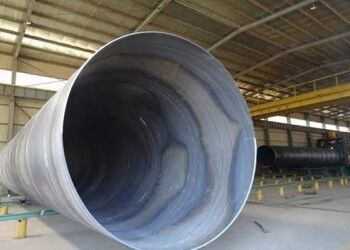 SSAW Steel Pipe with 5mm and 25.4mm Wall Thickness Ideal for Industrial Construction and Fluid Transport