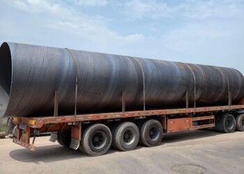 5mm-25.4mm Wall Thickness SSAW Steel Pipe Grade X42-X60 with Decoiling Processing Service for Fluid Transportation