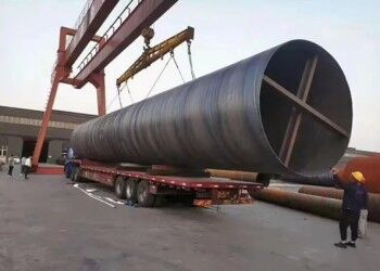 5mm-25.4mm Wall Thickness SSAW Steel Pipe Grade X42-X60 with Decoiling Processing Service for Fluid Transportation